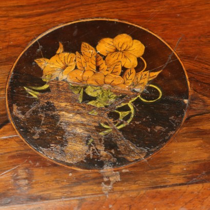 Inlaid coffee table