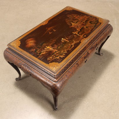 Table basse de style chinoiserie