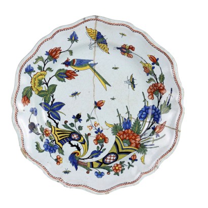 Rouen Majolica Plate