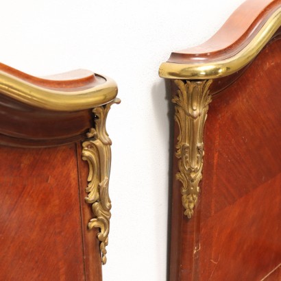 Pair of Baroque Style Bedside Tables, Pair of Baroque Style Beds