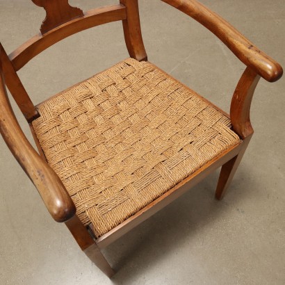 Fauteuil Direttorio en noyer