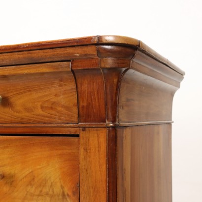 Commode Carlo X en noyer