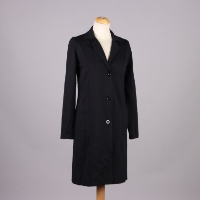 Alpha Black Overcoat