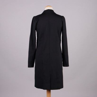 Alpha Black Overcoat