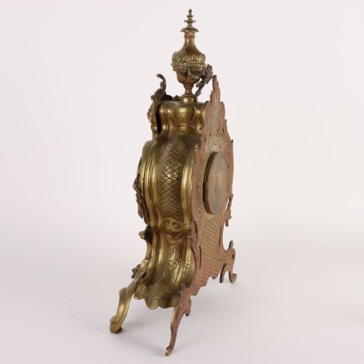 Countertop Clock in Gilt Bronze