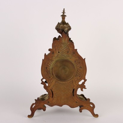 Countertop Clock in Gilt Bronze