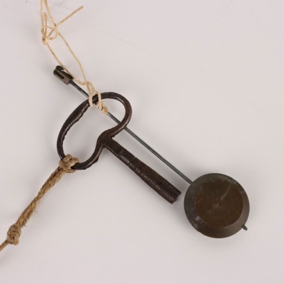 Countertop Clock in Gilt Bronze