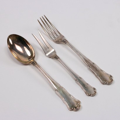 Raw Silver Cutlery Service