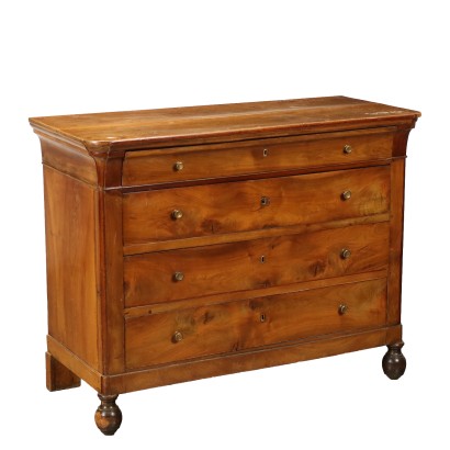 Commode Carlo X en noyer