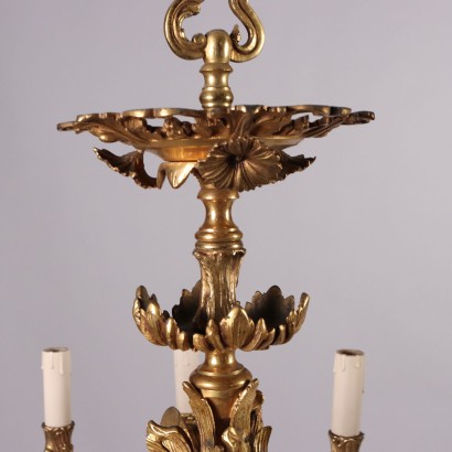 Lustre de style rococo en bronze