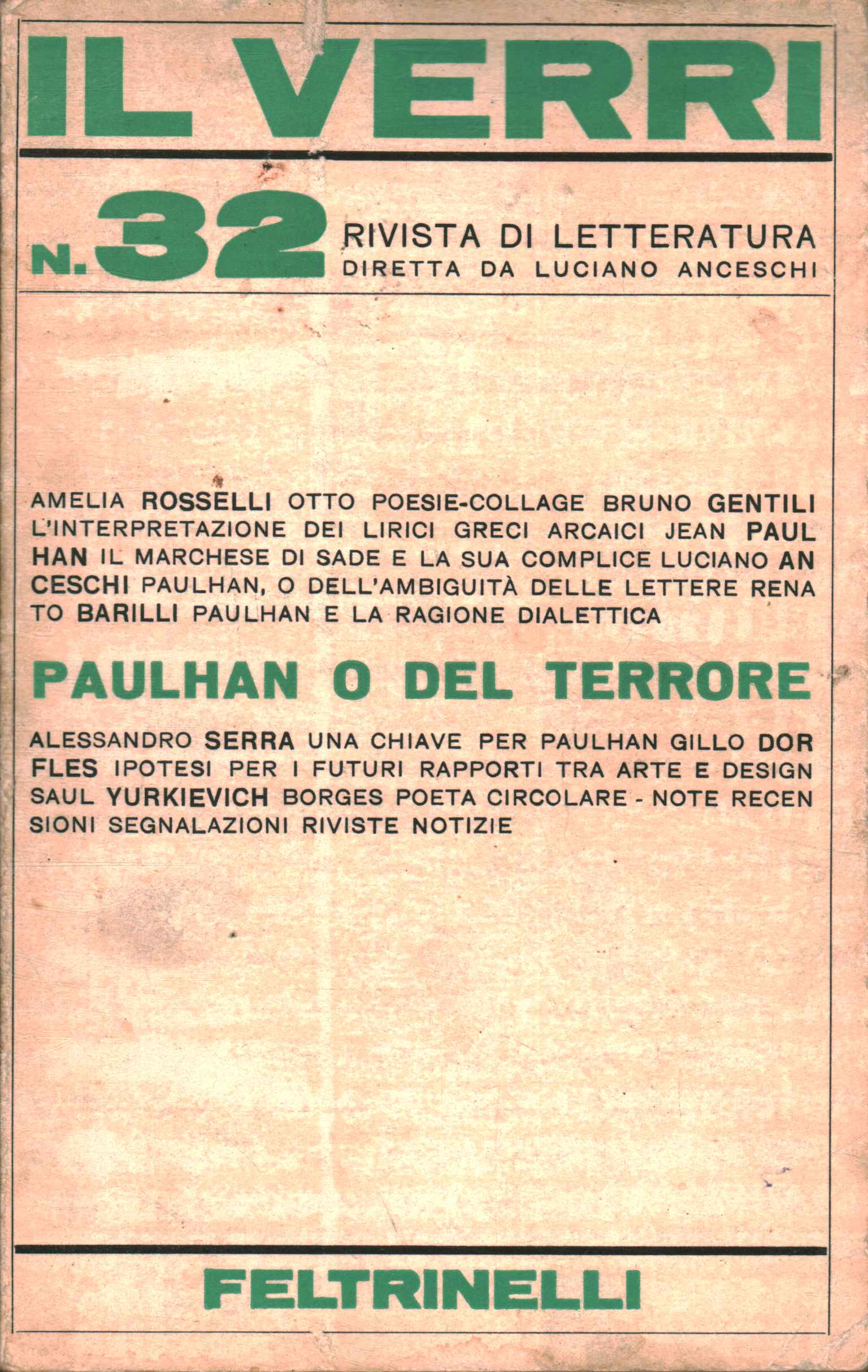 Il Verri n. 32