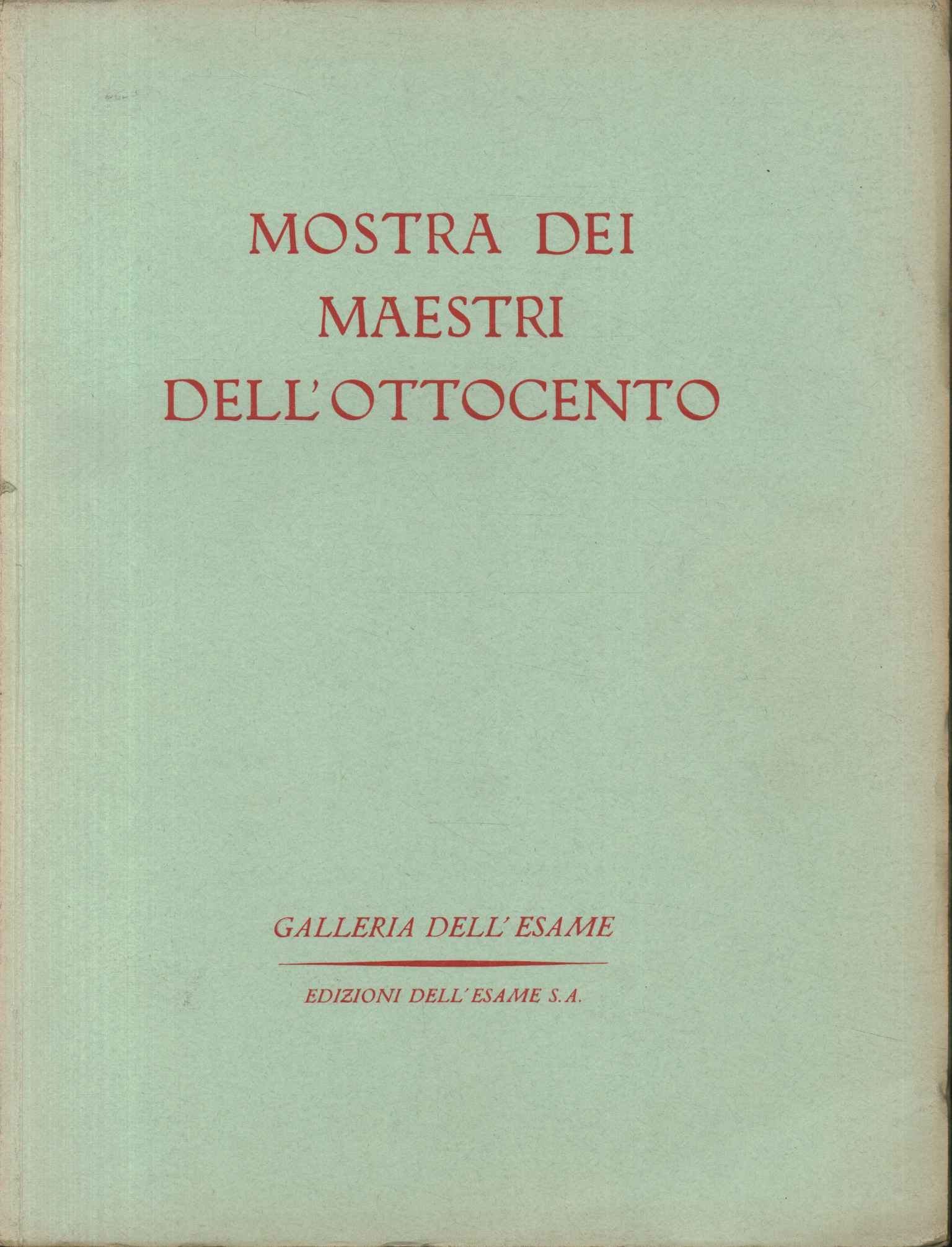 Mostra dei maestri dell'Ottocento