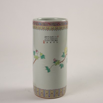 Cylindrical Porcelain Vase