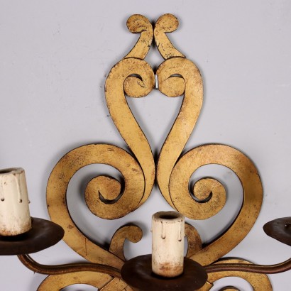 Pair of Golden Iron Appliques