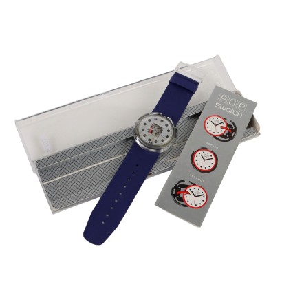 Swatch Pop PW144 Legal Blue 1990 Neu