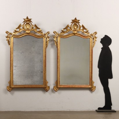 Pair of Umbertine mirrors