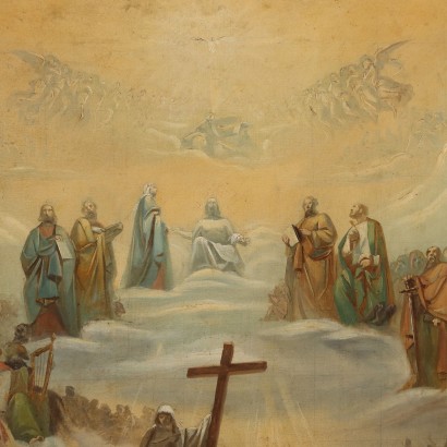 Painting attributable to Eugenio Moretti L,The Last Judgement,Eugenio Moretti Larese,Eugenio Moretti Larese,Eugenio Moretti Larese,Eugenio Moretti Larese,Eugenio Moretti Larese