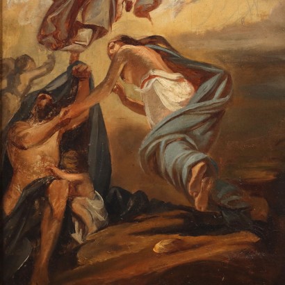 Pintura atribuible a Eugenio Moretti L,El Juicio Final,Eugenio Moretti Larese,Eugenio Moretti Larese,Eugenio Moretti Larese,Eugenio Moretti Larese,Eugenio Moretti Larese