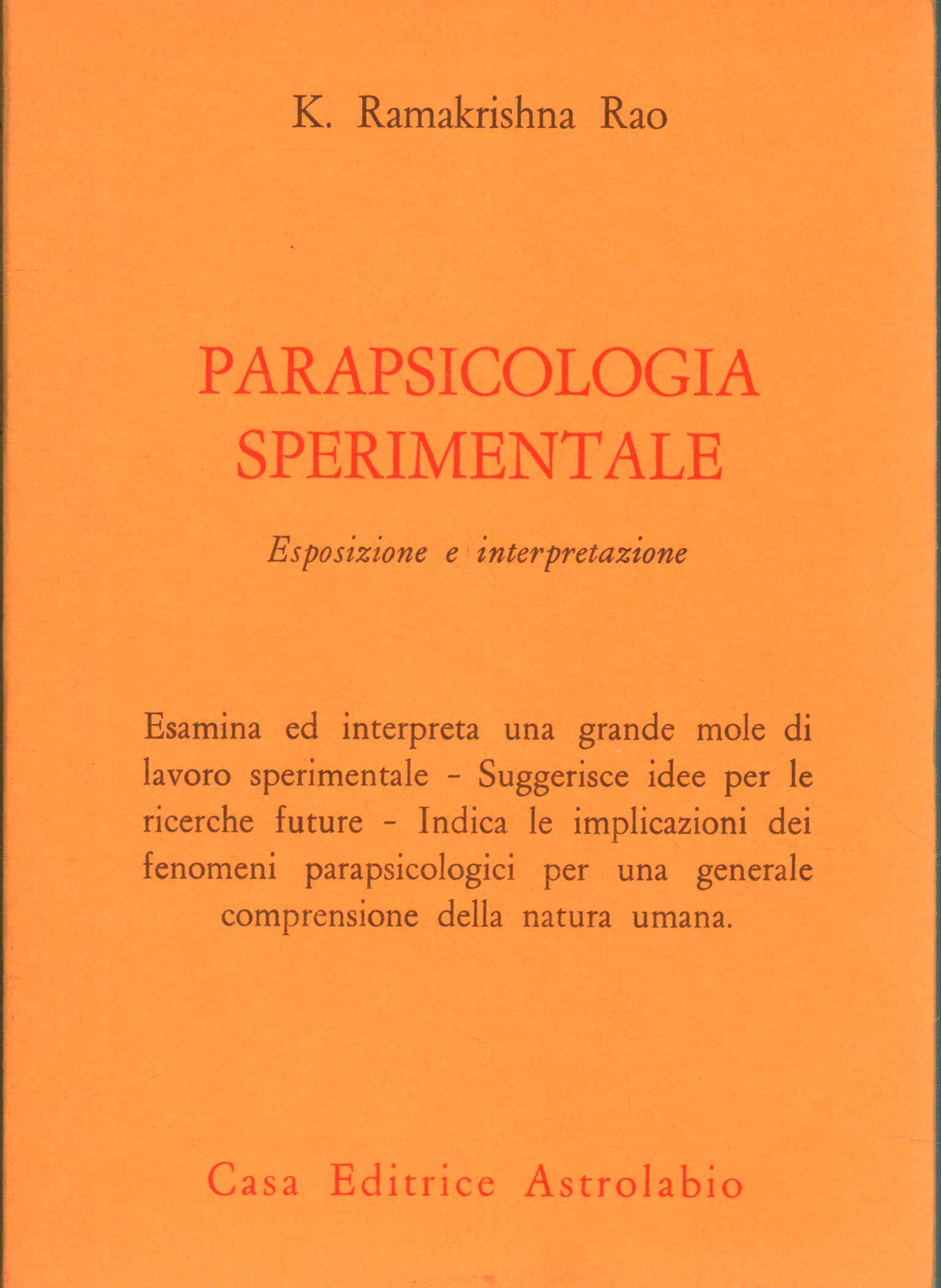 Parapsychologie expérimentale