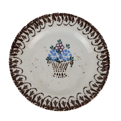 Ceramic plate from Mondovì