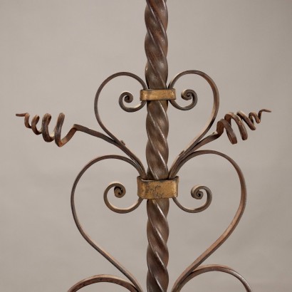 Wrought iron chandelier