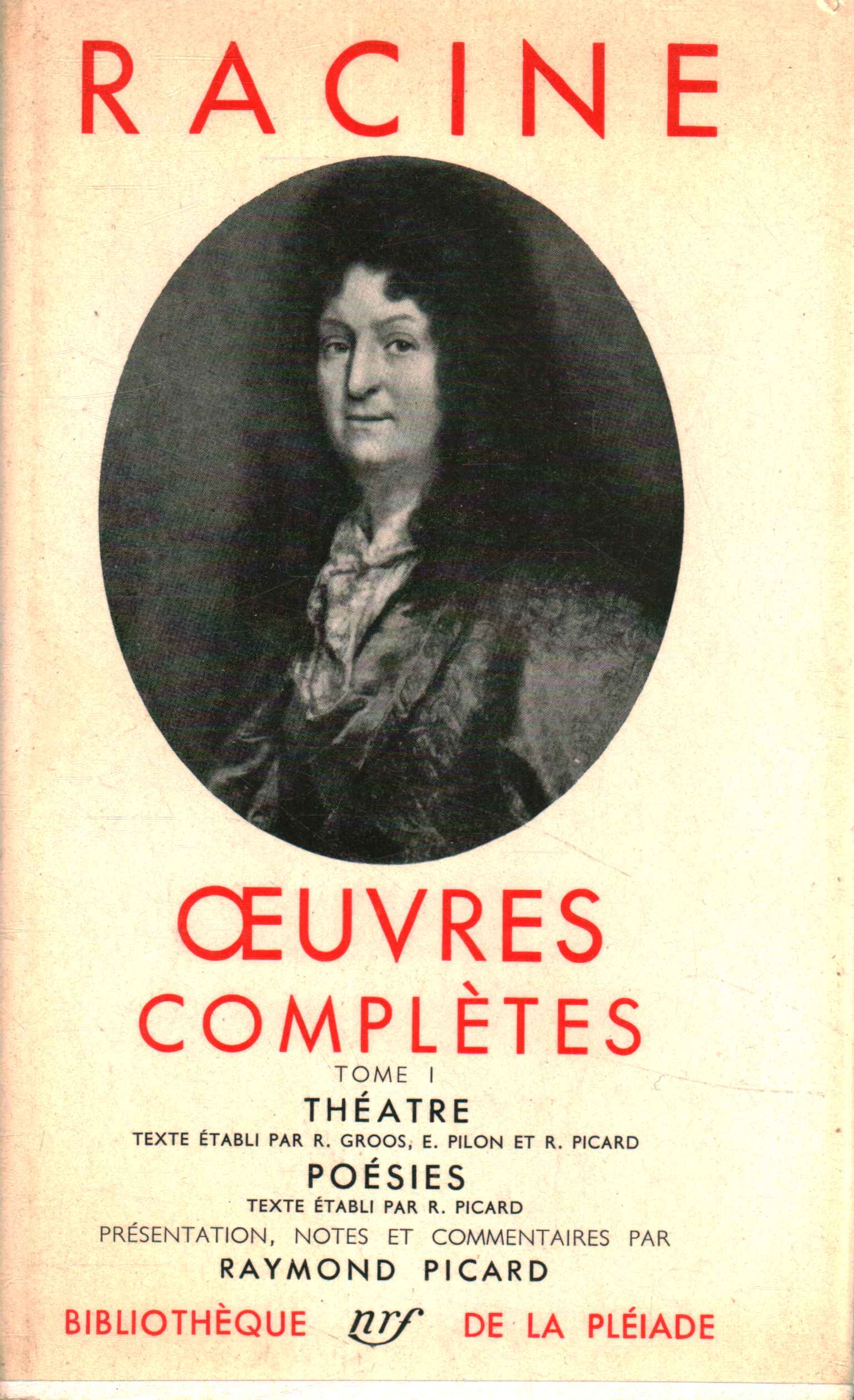 Oeuvres complètes (Vol. I),Oeuvres complètes (Volume I)