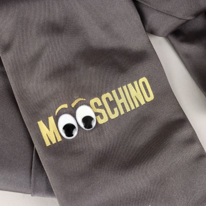 Cravate grise Moschino