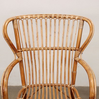 Fauteuil en bambou des années 70-80