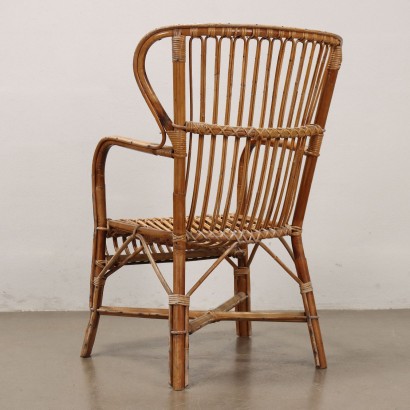 Bamboo armchair from the 70s and 80s