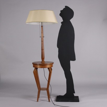 Lampe avec table des années 1950