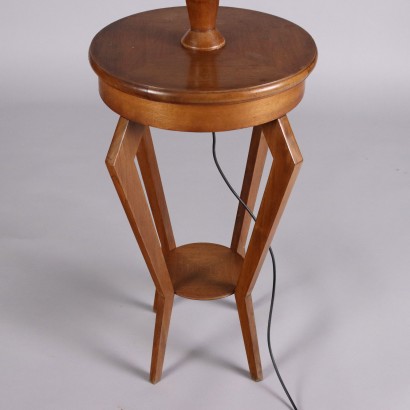 Lampe avec table des années 1950