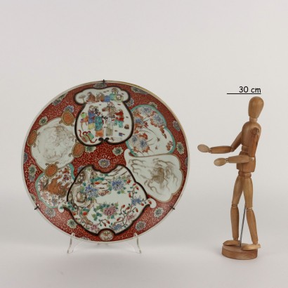 Kutani plate in porcelain and enamel P