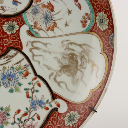 Kutani plate in porcelain and enamel P