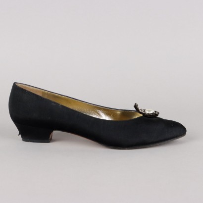 Schwarze Vintage-Pumps von Ferragamo