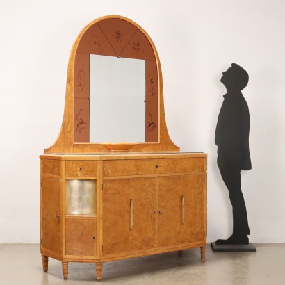 Commode avec miroir années 40-50