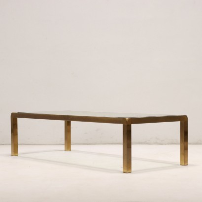 1960s brass coffee table