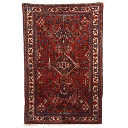 Tapis Ancien Asiatique en Laine Coton Noeud Fin 200 x 130 cm