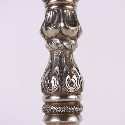 Pair of Candlesticks in 900 Silver