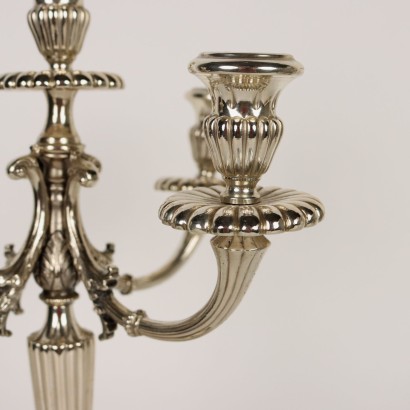 Par de Candelabros Fabricación en Plata