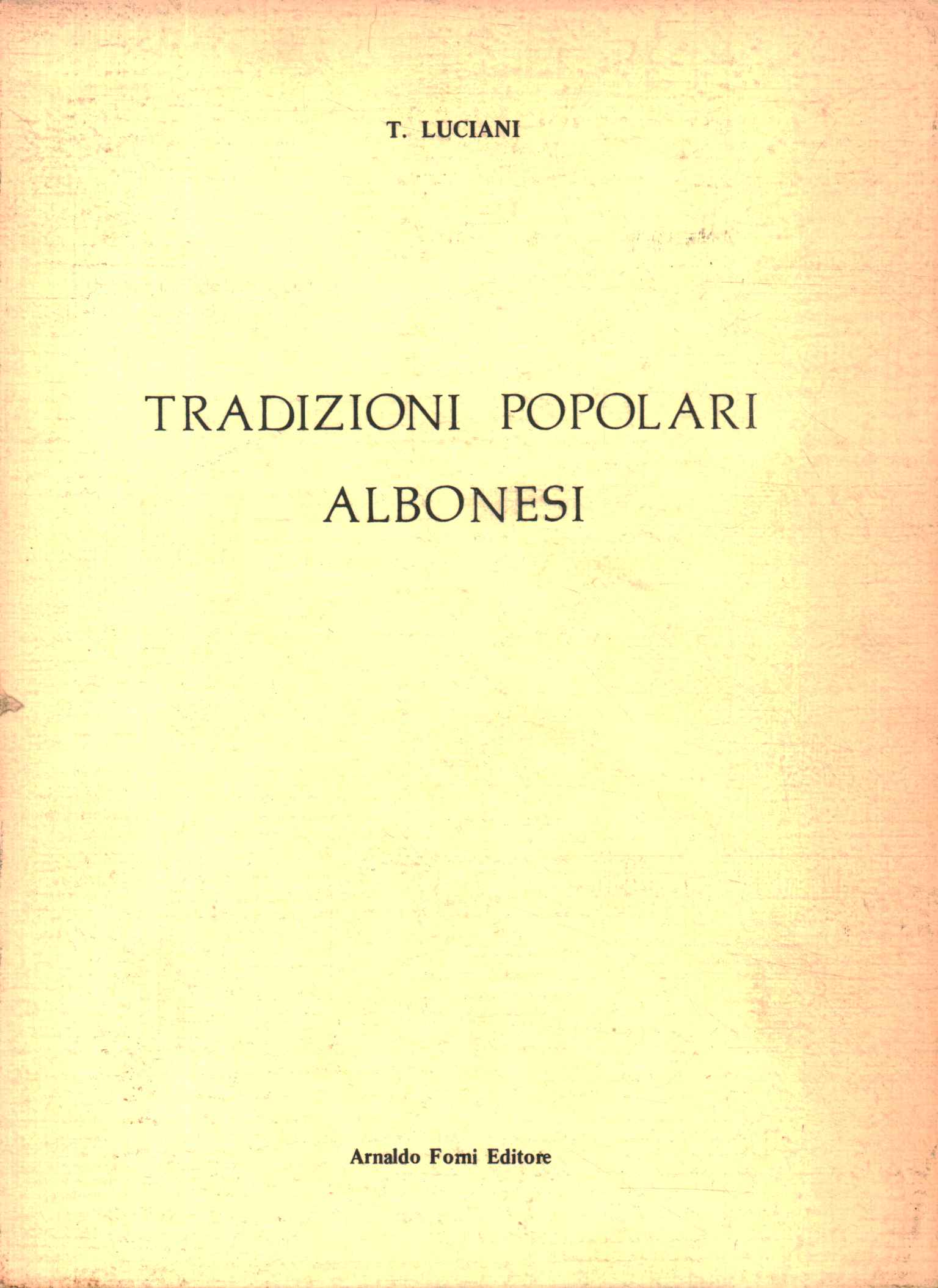 Albonese popular traditions