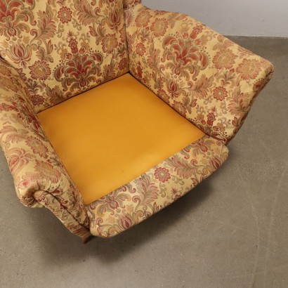 Coppia di poltrone,Due Poltrone Bergere Anni 50