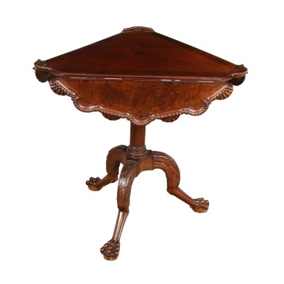 Table Basse Ancienne en Acajou Angleterre du XXe Siècle