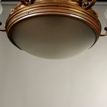 Brass chandelier