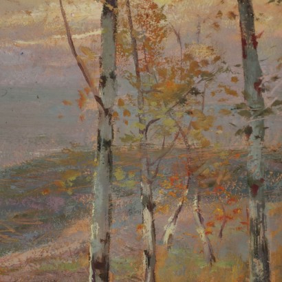 Painting by Lodovico Cavaleri,Woodland landscape,Ludovico Cavaleri,Ludovico Cavaleri,Ludovico Cavaleri,Ludovico Cavaleri