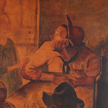 Painting by Beppe Porcheddu,Three drinkers and an angel,Giuseppe Porcheddu,Giuseppe Porcheddu,Giuseppe Porcheddu,Giuseppe Porcheddu,Giuseppe Porcheddu,Giuseppe Porcheddu,Giuseppe Porcheddu