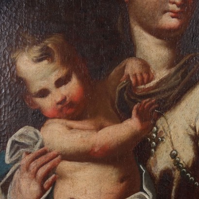 Peinture Vierge à l'Enfant