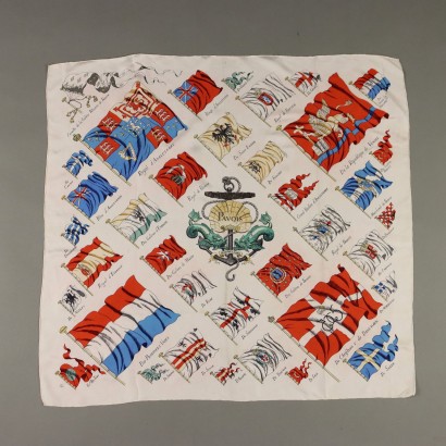 Hermes Scarf Pavois Vintage