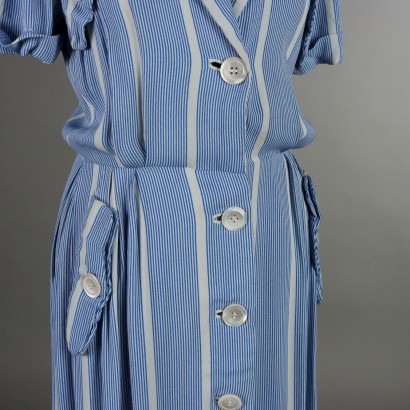 Juanita Sabbadini Striped shirt dress