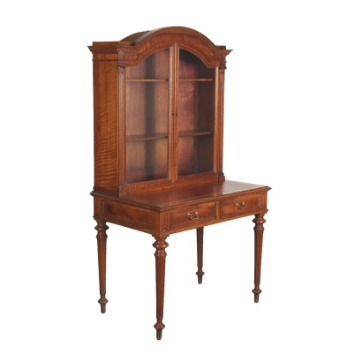 BUREAU AVEC VITRINE, Bureau néoclassique