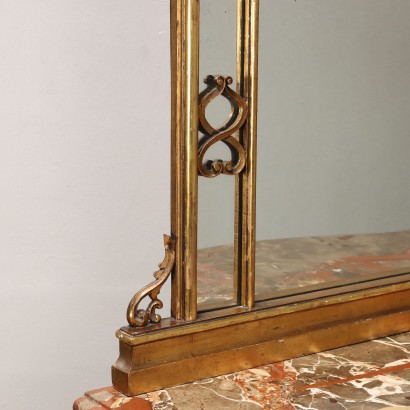 Dresser with Mirror in Baroque Style